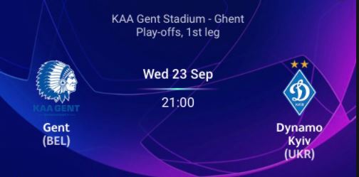 KAA Gent vs Dynamo Kiev | Win € 50 | Champions League